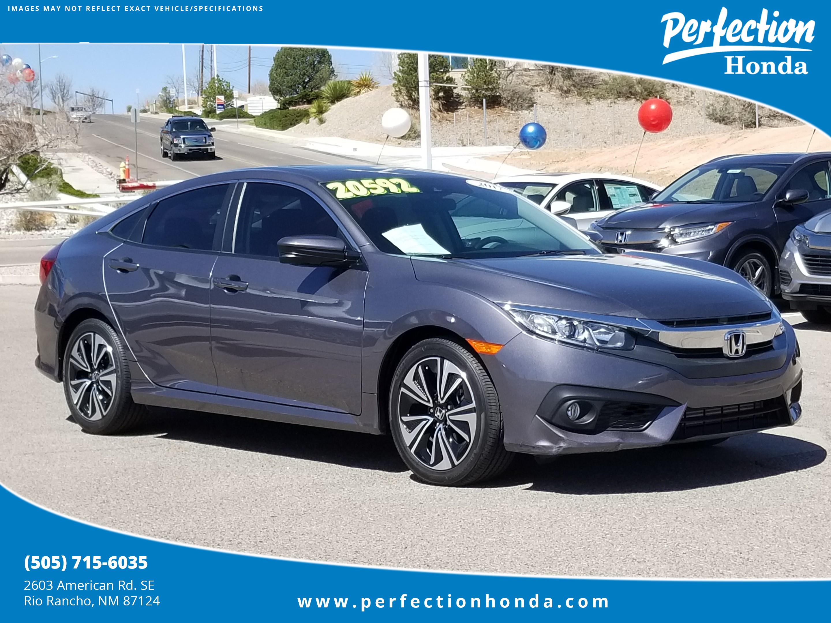 Pre Owned 2017 Honda Civic Sedan Ex T 4dr Car In Rio Rancho